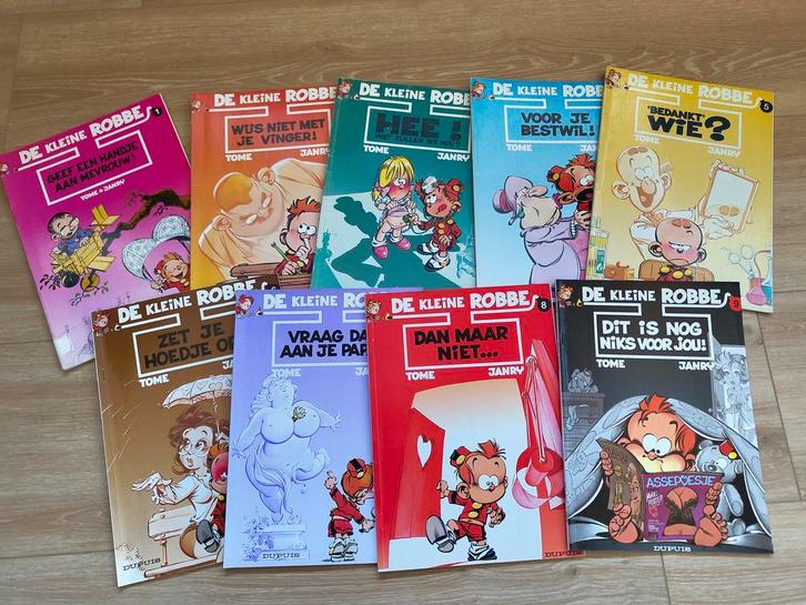 De Kleine Robbe strip - Tome en Janry - Robbedoes - Franquin, Boeken, Stripboeken, Gelezen, Complete serie of reeks, Verzenden