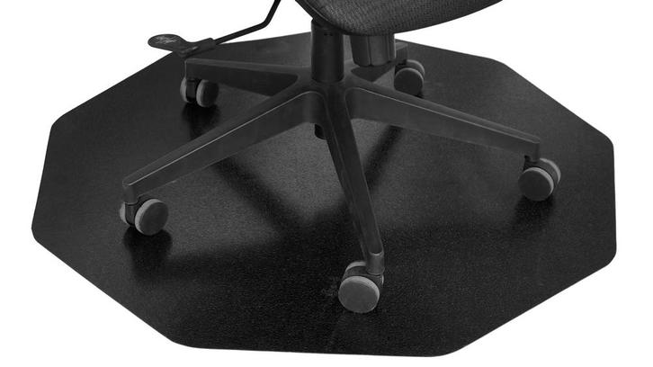 Vloerbeschermer - 9-hoekig - Harde vloer -  96x99 cm - Zwart, Huis en Inrichting, Bureaus, Nieuw, Ophalen of Verzenden