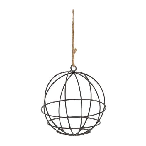 Metalen Bal Globe Hanging Ball 18 cm ZWART! Frame bal, Hobby en Vrije tijd, Knutselen, Nieuw, Ophalen of Verzenden
