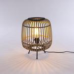 Mica Decorations Nimes Tafellamp - H37 x Ø29 cm - Bamboe -, Huis en Inrichting, Lampen | Tafellampen, Verzenden, Nieuw
