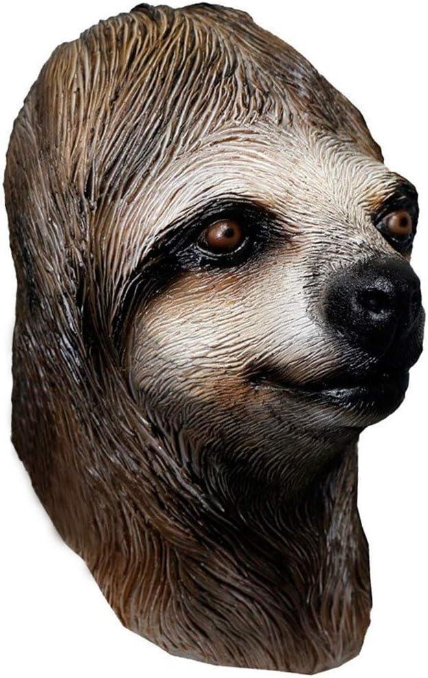 Luiaardmasker Deluxe, Kleding | Dames, Carnavalskleding en Feestkleding, Nieuw, Verzenden