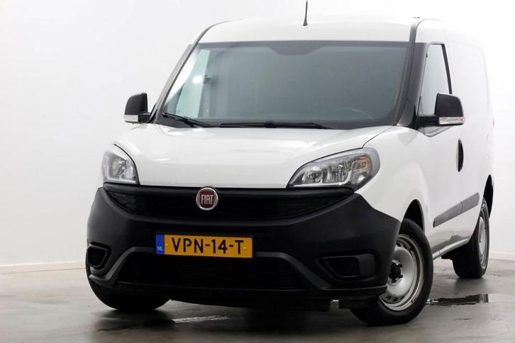 Fiat Dobló Cargo 1.6 MJ 105pk L1H1 Airco 04-2022, Auto's, Bestelauto's, Dealer onderhouden, Lease, Handgeschakeld, Wit, Financial lease