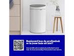 Brabantia Touch Bin Prullenbak - 40 liter - White, Huis en Inrichting, Verzenden, Zo goed als nieuw