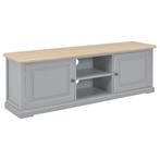 Tv-meubel Grijs Hout 120cm | Retourdeal | Stijlvol!, 100 tot 150 cm, Nieuw, Ophalen of Verzenden, Minder dan 100 cm