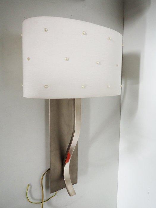 Wandlamp - XXL muurarmatuur staal, Antiek en Kunst, Curiosa en Brocante