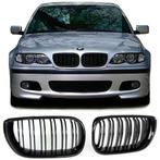 Grill Nieren BMW E46 01-05 Dubbel Spaak Glans Zwart, Auto-onderdelen, Ophalen of Verzenden, Nieuw