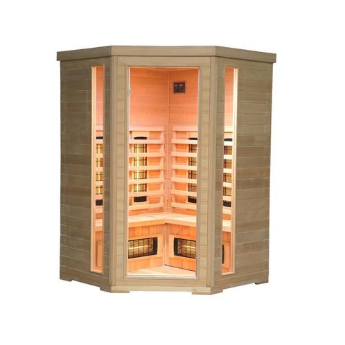 Infrarood Sauna Apollo 125x103 cm 2100W 2 Persoons, Doe-het-zelf en Verbouw, Sanitair, Douche, Nieuw, Ophalen of Verzenden