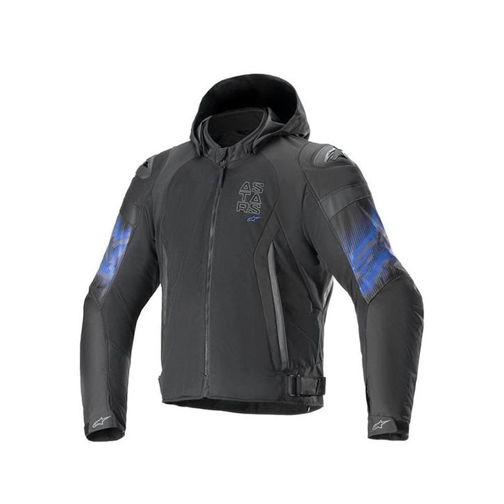 Alpinestars Zaca Air Venom WP Jas Zwart Electric Blauw, Motoren, Kleding | Motorkleding, Heren, Nieuw met kaartje, Jas | textiel