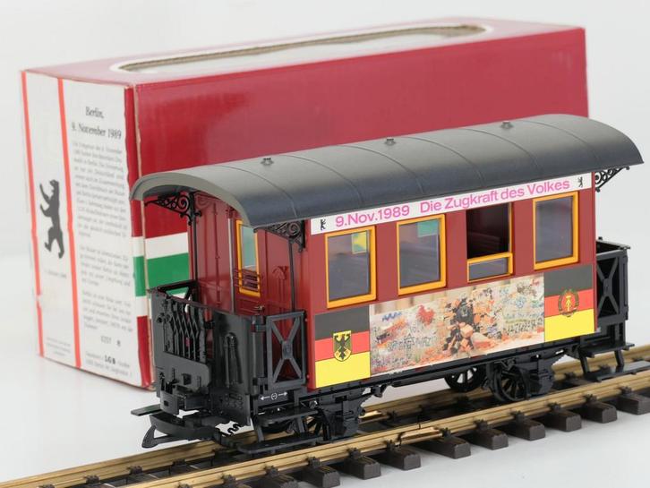 LGB 3907 BE Die Zugkraft des Volkes 9-nov-1989, Sonderedi..., Hobby en Vrije tijd, Modeltreinen | Overige schalen, Overige typen