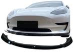 Frontspoiler | Tesla | Model 3 2019+ | 3-delig | Glanzend zw, Verzenden, Nieuw