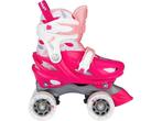 Nijdam Rolschaatsen Verstelbaar - Feather Drops - Roze -, Verzenden, Zo goed als nieuw
