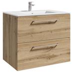 Badkamermeubel Lana 60 x 46 cm Eiken Badmeubel, Verzenden, Nieuw, Wastafelkast