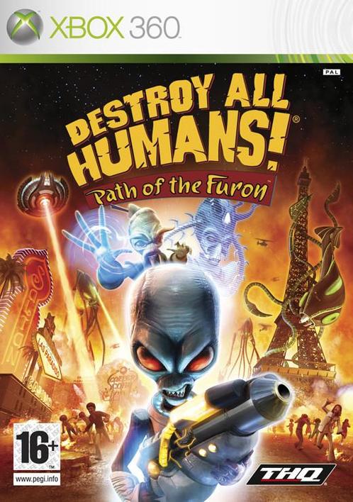 Destroy All Humans Path of the Furon (Xbox 360), Spelcomputers en Games, Games | Xbox 360, Gebruikt, Vanaf 12 jaar, Verzenden