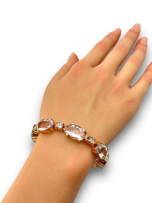 Armband - 18 karaat Geel goud, Vintage 14K roségouden, Sieraden, Tassen en Uiterlijk, Armbanden