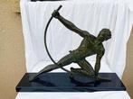 Jean DE RONCOURT - sculptuur, LArcher ou le Bendeur - 56 cm, Antiek en Kunst
