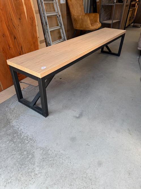 Monopoly eetkamerbank, kleur blonde oak, Huis en Inrichting, Stoelen, Nieuw