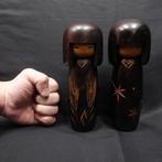 Uniek ontwerp Sosaku Kokeshi  / kokeshi pop - Hout -, Antiek en Kunst, Curiosa en Brocante