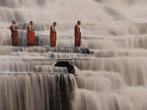 Dang Ngo (XX) - Monks in waterfalls