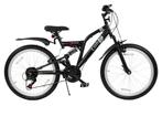 2Cycle Cobra MTB - 24 inch - 18-speed - Mat-Zwart, Verzenden, Nieuw, 24 inch