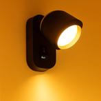 Bedlamp Zwart/ Goud | Tulip | USB+C oplaadpoort, Huis en Inrichting, Ophalen of Verzenden, Nieuw, Metaal, Modern