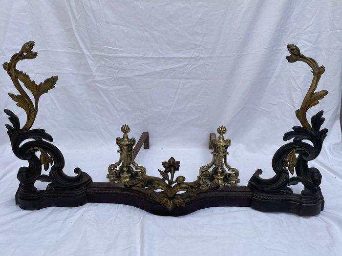 Openhaard accessoire (2) - Gietijzer, Brons, Antiek en Kunst, Curiosa en Brocante