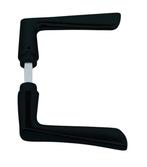 AXA deurklink Vlinder aluminium zwart, Verzenden, Nieuw