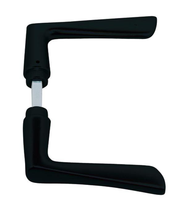 AXA deurklink Vlinder aluminium zwart, Doe-het-zelf en Verbouw, Deuren en Horren, Verzenden