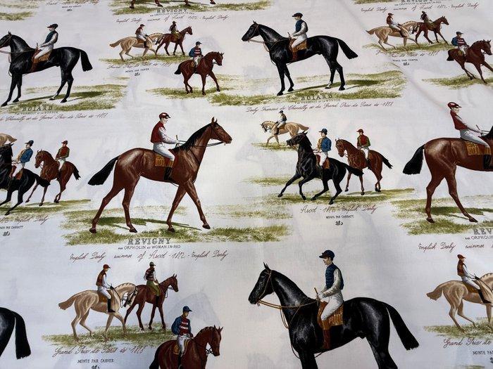 Ridders van Eer – Ruiterlijk Elegance op Meubelstof -, Antiek en Kunst, Curiosa en Brocante