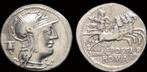 131bc Roman Republic L Postumius Albinus Ar denarius zilver, Verzenden