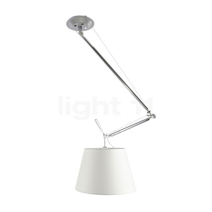 Artemide Tolomeo Sospensione Decentrata, satin - ø¸42 cm, Huis en Inrichting, Lampen | Hanglampen, Nieuw, Verzenden