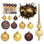 Gouden & Bronzen Kerstballen met LED - OP=OP! Luxe uitstr..., Ophalen of Verzenden, Nieuw