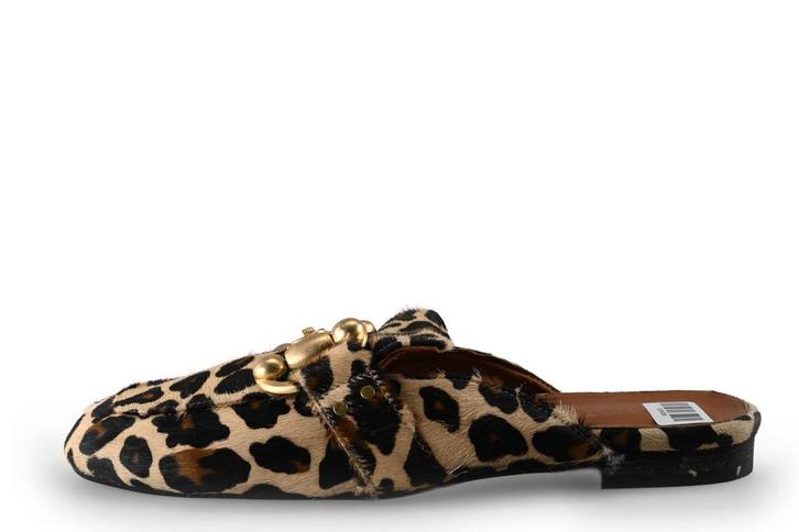 Notre-V Muiltjes in maat 43 Panter, Kleding | Dames, Schoenen, Overige kleuren, Zo goed als nieuw, Overige typen, Verzenden