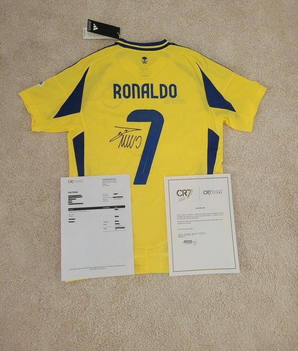 Al-Nassr - Cristiano Ronaldo - Gesigneerde T-shirt. 2024/25, Verzamelen, Overige Verzamelen