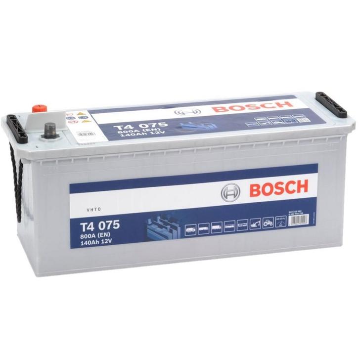 Bosch Startaccu 12 volt 140 ah T4 075 Blue truckline, Watersport en Boten, Accessoires en Onderhoud, Nieuw, Ophalen of Verzenden