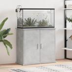 vidaXL Aquariumstandaard 81x36x73 cm bewerkt hout betongrijs, Verzenden, Nieuw