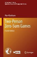 Two Person Zero Sum Games 9781461490494, Zo goed als nieuw