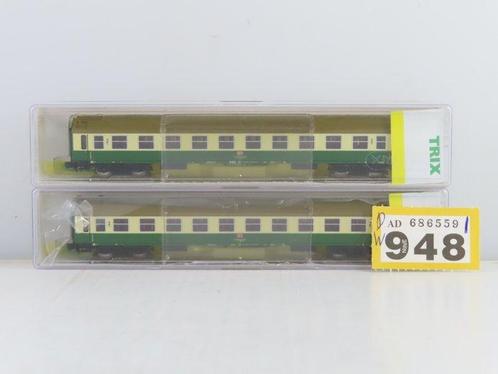 Minitrix N - 15763/15764 - Modeltrein personenwagen (2) - 2, Hobby en Vrije tijd, Modeltreinen | N-Spoor