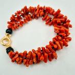 Bloedkoraal - Zilver - Armband - Middellandse Zee Koralen, Nieuw