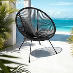 Set van 2 stoelen Santana met tafel - zwart, Tuin en Terras, Tuinsets en Loungesets, Verzenden, Nieuw