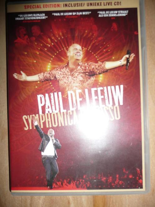 Paul de Leeuw - Symphonica in Rosso (CD + DVD), Cd's en Dvd's, Dvd's | Muziek en Concerten, Verzenden