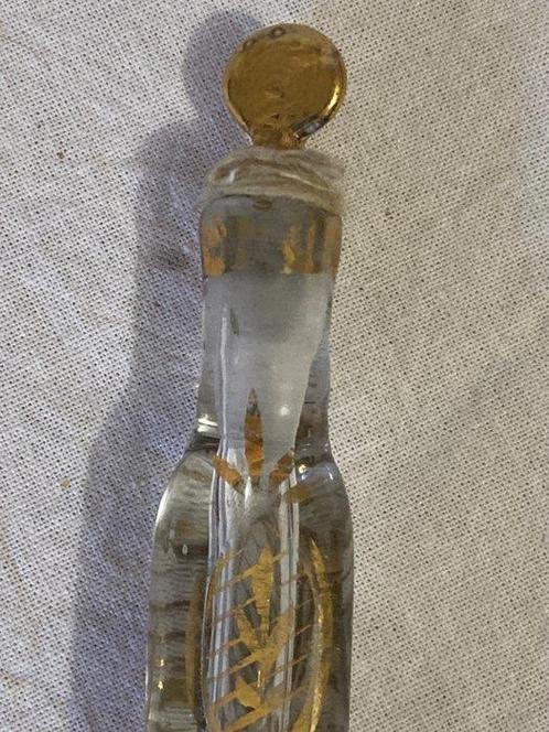 No Reserve Price - Parfumfles - Parfumflesje met de naam, Antiek en Kunst, Antiek | Glas en Kristal