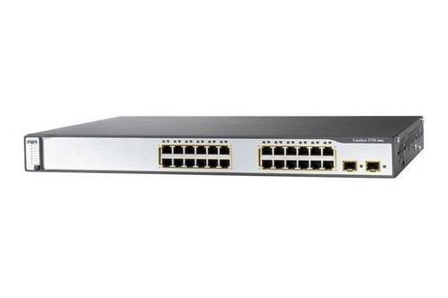 Cisco Catalyst 3750 V2 POE WS-C3750V2-24PS-S 3750V2 Series, Computers en Software, Netwerk switches, Zo goed als nieuw, Ophalen of Verzenden