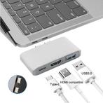 3 in 1 USB-C Hub voor Macbook Pro / Air - USB 3.0 / Type C /, Computers en Software, Pc- en Netwerkkabels, Verzenden, Nieuw