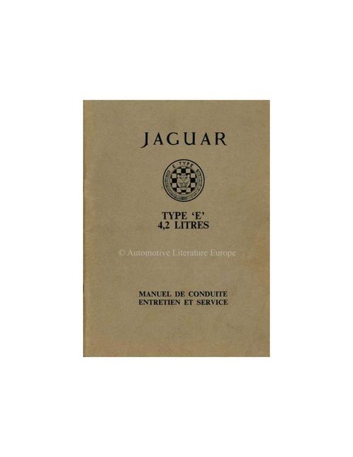 1964 JAGUAR E TYPE 4.2 INSTRUCTIEBOEK FRANS, Auto diversen, Handleidingen en Instructieboekjes