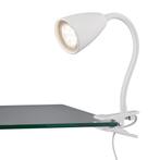 LED Klemlamp - Trion Wandy - GU10 Fitting - Wit, Huis en Inrichting, Lampen | Tafellampen, Ophalen of Verzenden, Nieuw, Metaal