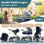 Kinderwagen 3 in 1 - Buggy - Wandelwagen - Kinderbuggy - Bla, Verzenden, Nieuw