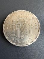Spanje. Alfonso XII. 5 Pesetas 1878. * 18-78 DE-M (Zonder, Postzegels en Munten, Munten | Europa | Niet-Euromunten