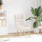 vidaXL Fauteuil Crème 69 x 74 x 93 cm Sherpa Stof, Huis en Inrichting, Fauteuils, Verzenden, Nieuw