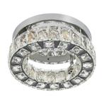 Kristallen LED plafondlamp dimbaar met afstandsbediening, Verzenden, Nieuw