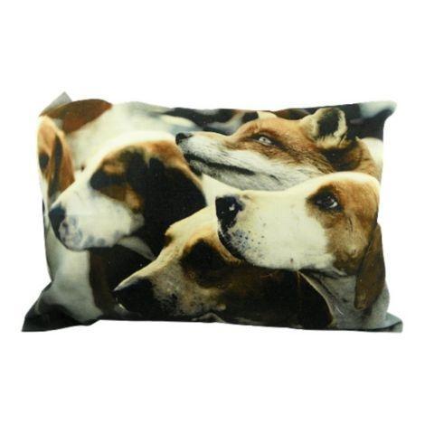 *canvas kussen foxhounds 35x50cm*, Huis en Inrichting, Woonaccessoires | Overige, Verzenden